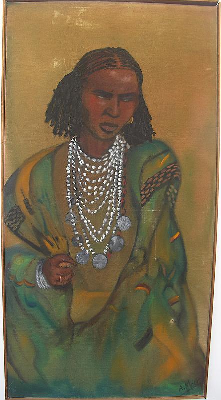 PICT0586.JPG - African LadyAcrylic on canvas, 1979